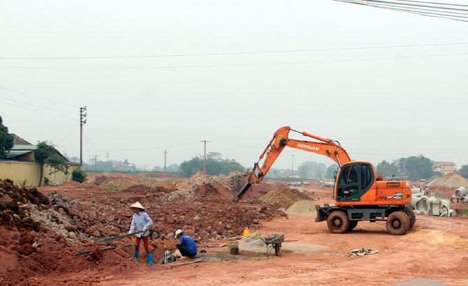 Tân Yên đầu tư đồng bộ hạ tầng đô thị