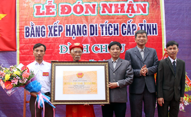 Tân Yên: Đón Bằng công nhận di tích lịch sử, văn hóa đình làng Chậu