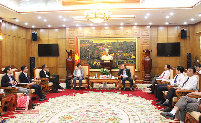 Chairman of Bac Giang People’s Committee receives Japanese entrepreneurs