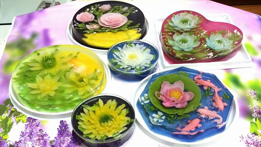 3D jelly cakes –from favourite dessert to art