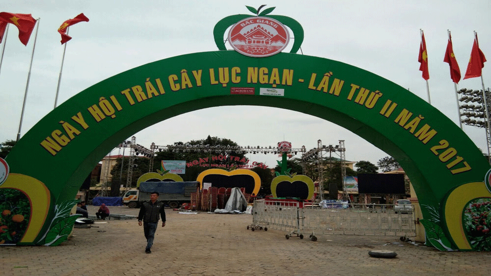 Ngày mai, 25-11, khai mạc Ngày hội trái cây Lục Ngạn lần thứ II