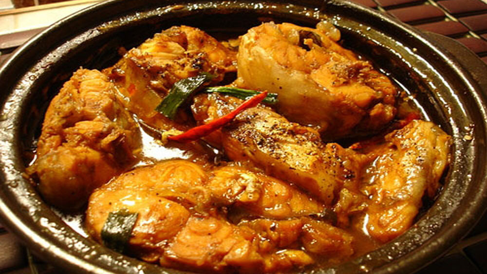 Braised and Caramelised Fish in Coconut Milk