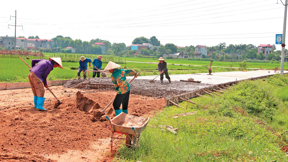 Xây dựng huyện nông thôn mới: Phấn đấu về đích vào năm 2020