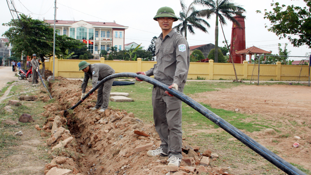 Mở rộng tuyến cấp nước khu đô thị mới,  phát triển thêm nhiều khách hàng