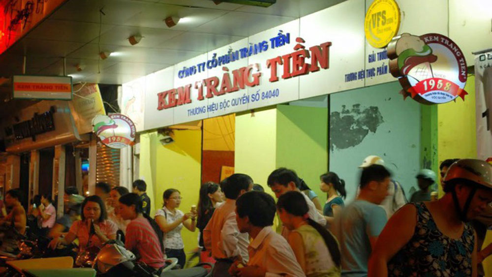Trang Tien ice cream, a Hanoian specialty