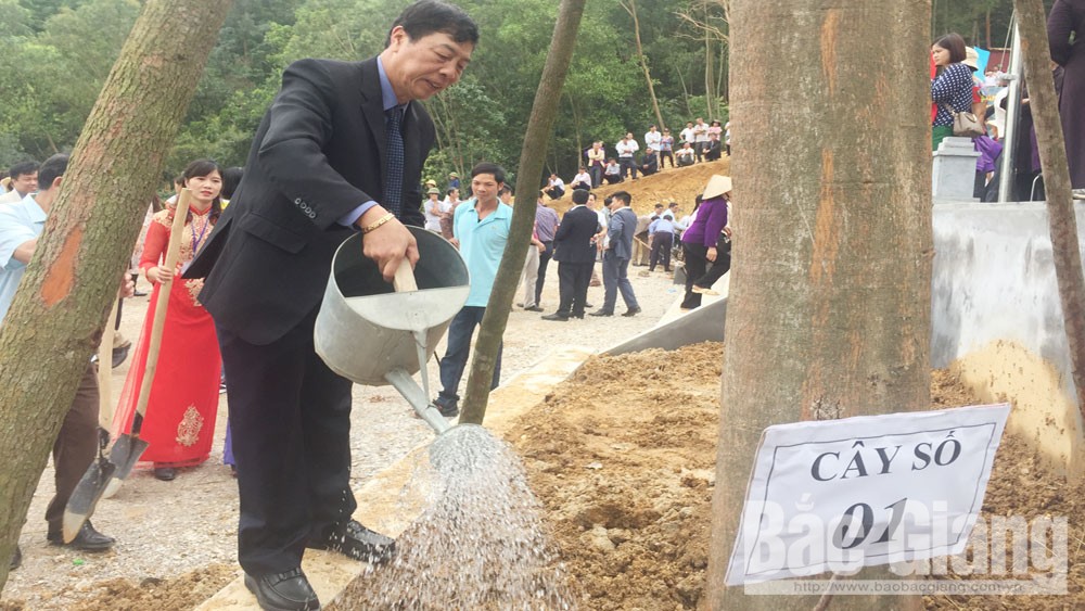 Lục Nam phát động “Tết trồng cây đời đời nhớ ơn Bác Hồ”