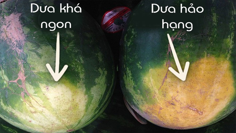 Cách chọn dưa hấu chuẩn ngọt lừ, không tiêm nước
