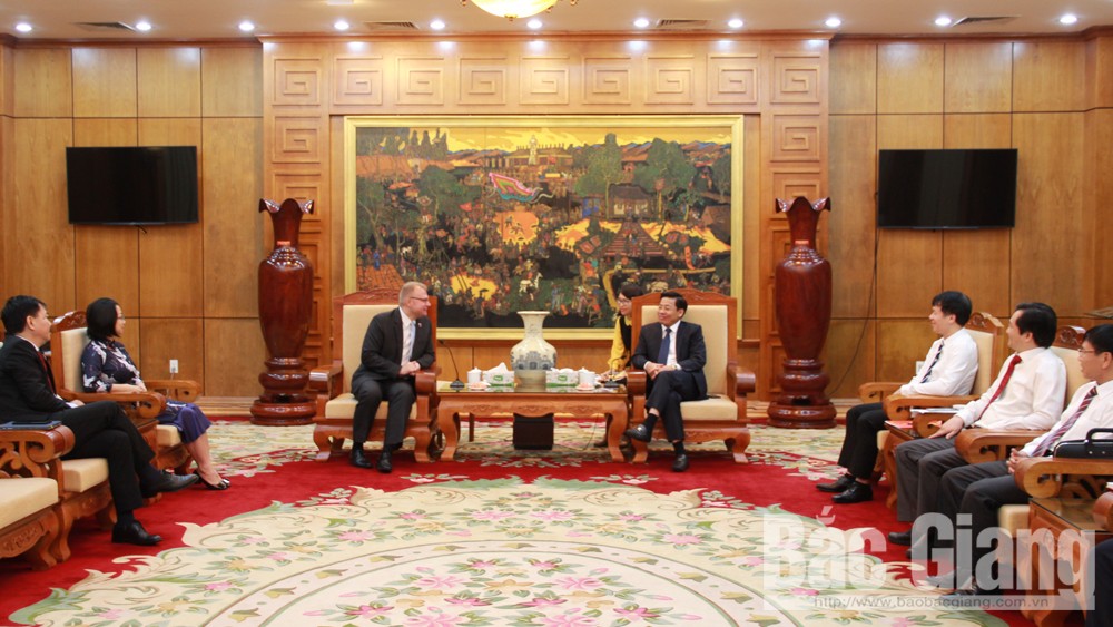 Đoàn công tác Cục Đầu tư và Thương mại Ba Lan thăm, làm việc tại Bắc Giang