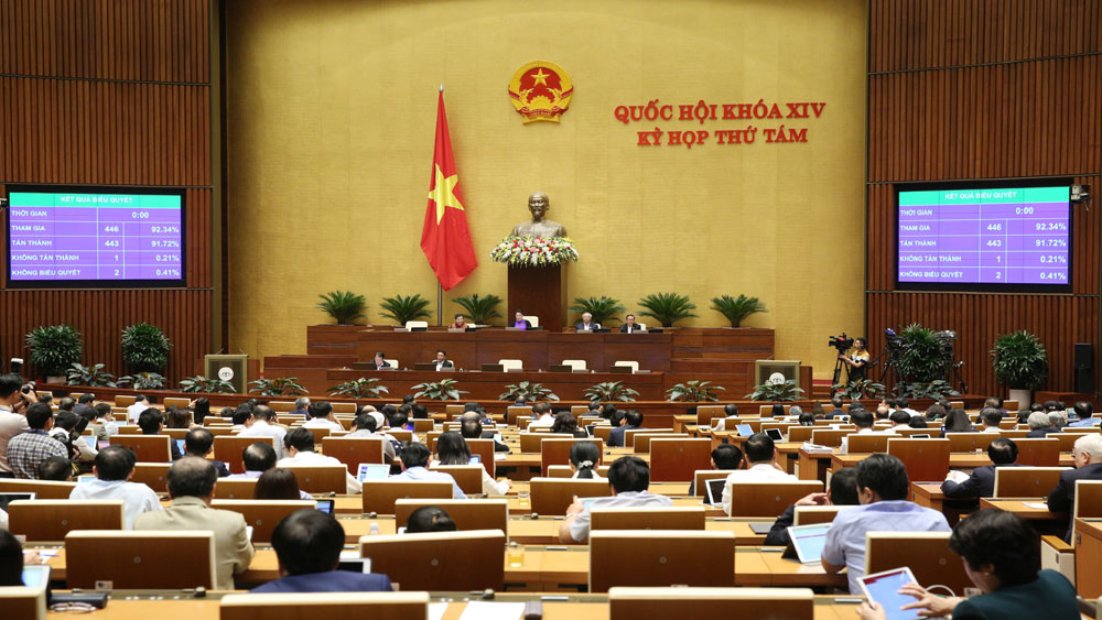 Thông qua 3 luật và miễn nhiệm Chủ nhiệm Ủy ban Pháp luật, phê chuẩn việc miễn nhiệm Bộ trưởng Bộ Y tế