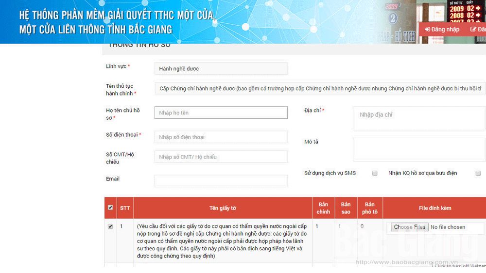 Cấp chứng chỉ hành nghề dược trực tuyến