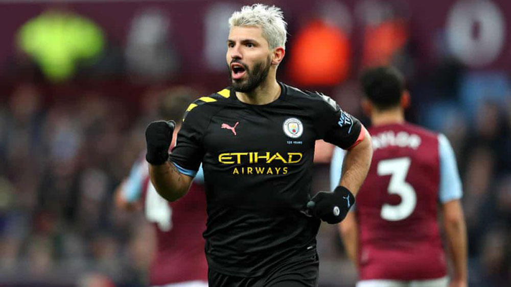 Aguero lập 2 kỷ lục, Man City chiếm ngôi nhì sau màn “vùi dập” Aston Villa