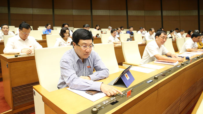 Biểu quyết thông qua Luật Thanh niên (sửa đổi)