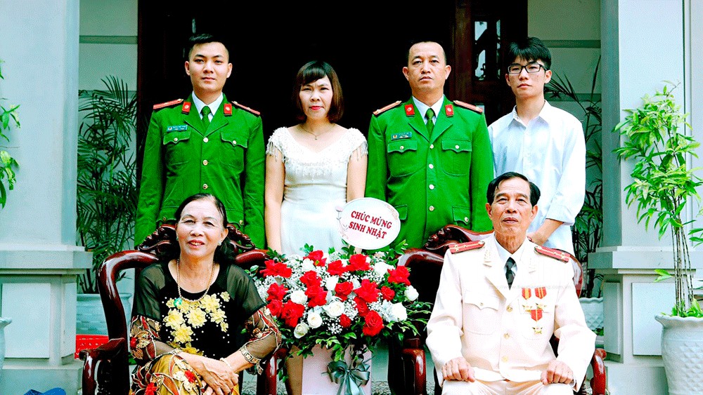 Ba thế hệ trong ngành Công an
