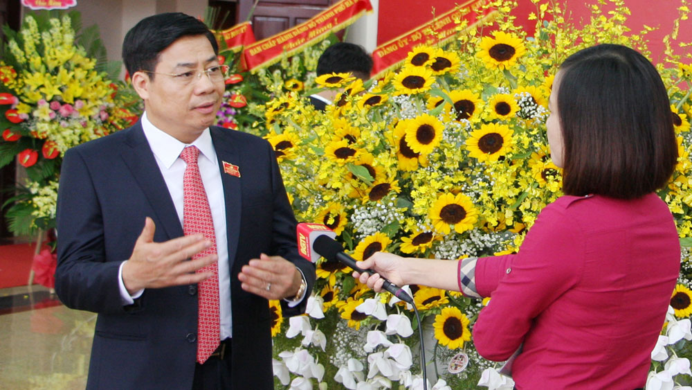 Bí thư Tỉnh ủy, Chủ tịch UBND tỉnh Dương Văn Thái: Tập trung triển khai thực hiện, sớm đưa Nghị quyết Đại hội Đảng bộ tỉnh vào cuộc sống