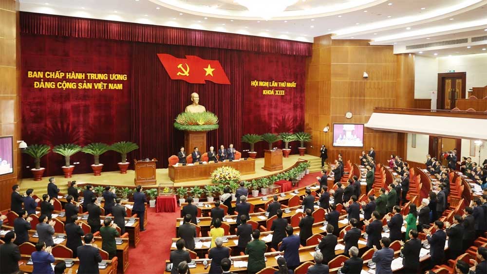 Hình ảnh Hội nghị lần thứ Nhất Ban Chấp hành Trung ương khóa XIII