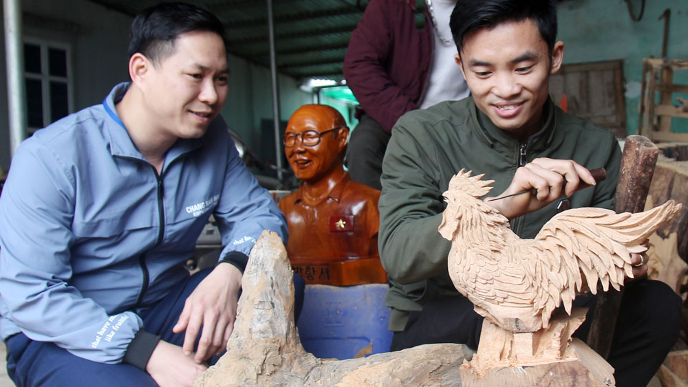 Chàng trai Bắc Giang "thổi hồn" vào gỗ