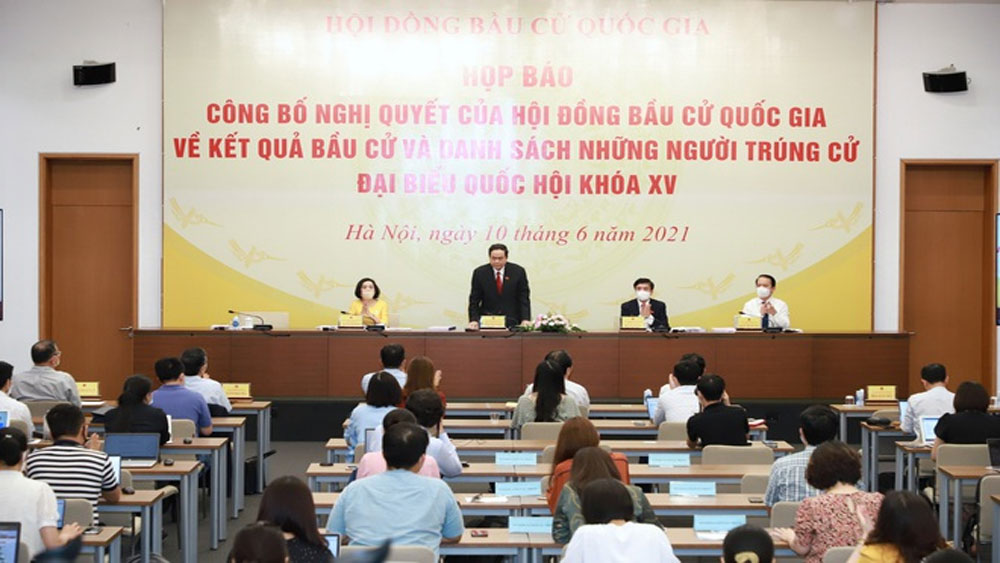 Công bố danh sách chính thức những người trúng cử đại biểu Quốc hội khóa XV