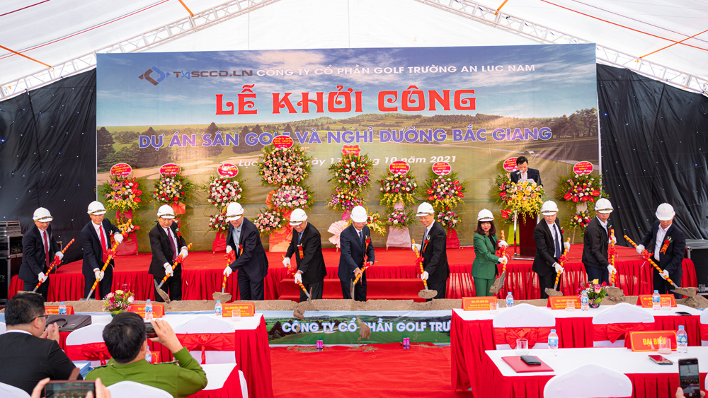 Khởi công dự án sân golf và nghỉ dưỡng Bắc Giang
