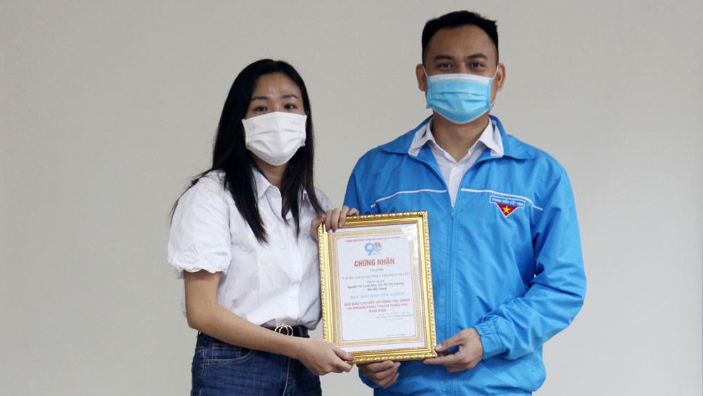Báo Bắc Giang có một tác phẩm đoạt giải báo chí toàn quốc về công tác đoàn và phong trào thanh thiếu nhi năm 2021