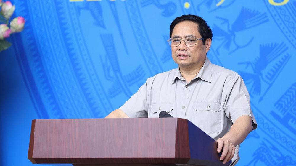 Thủ tướng Phạm Minh Chính chủ trì họp trực tuyến toàn quốc phòng, chống dịch Covid-19