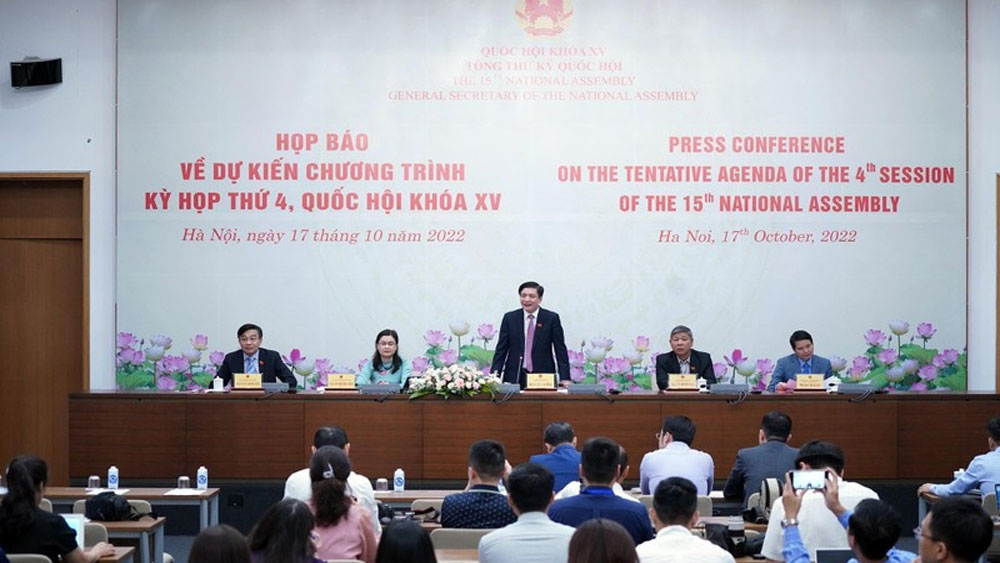 Quốc hội sẽ xem xét, thông qua 7 dự án Luật, 3 dự thảo Nghị quyết