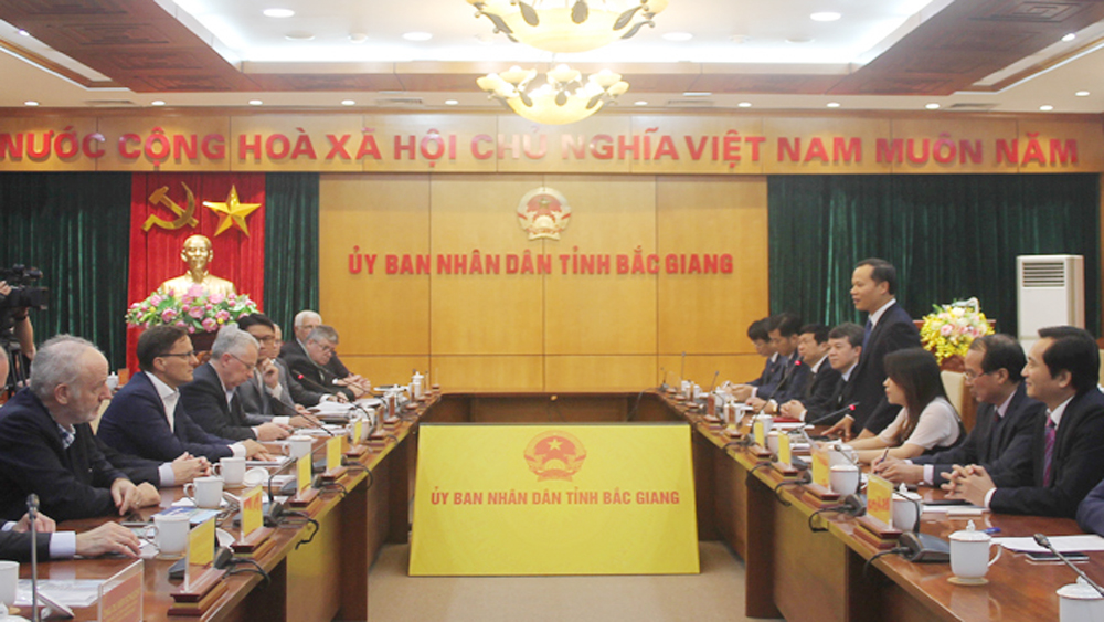 Đoàn doanh nghiệp hàng đầu Thụy Sỹ tìm hiểu cơ hội đầu tư tại Bắc Giang