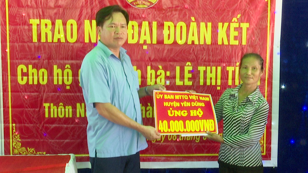 Niềm vui trong ngôi nhà đoàn kết ở Yên Dũng