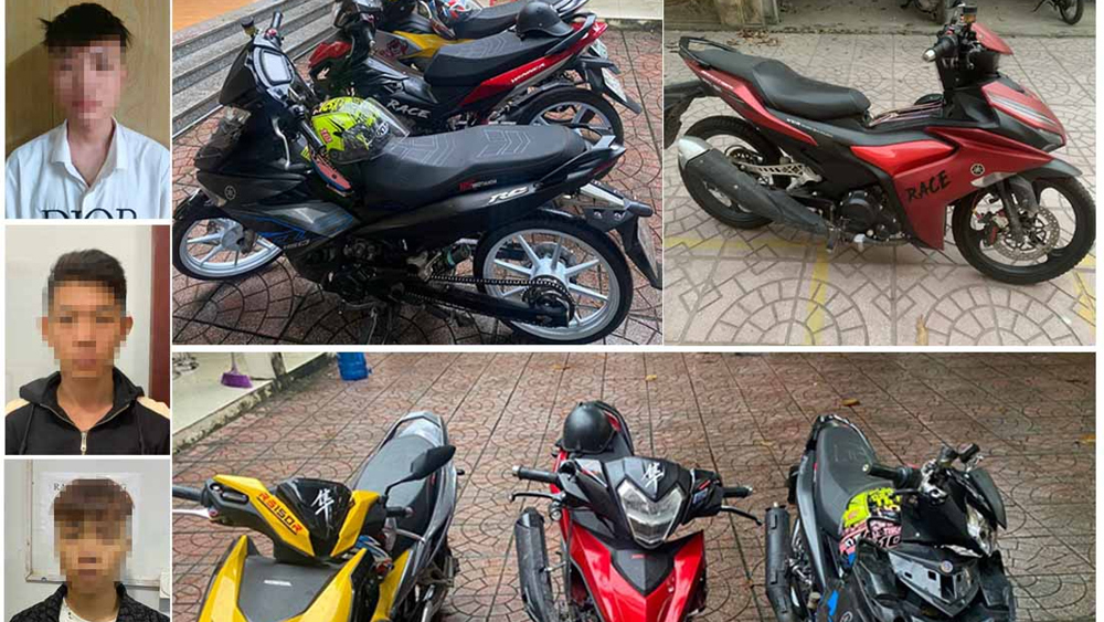 Nhóm thanh thiếu niên đua xe trái phép ở Lục Ngạn bị khởi tố