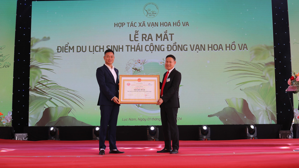 Bắc Giang: Ra mắt điểm du lịch cộng đồng Vạn Hoa Hồ Va