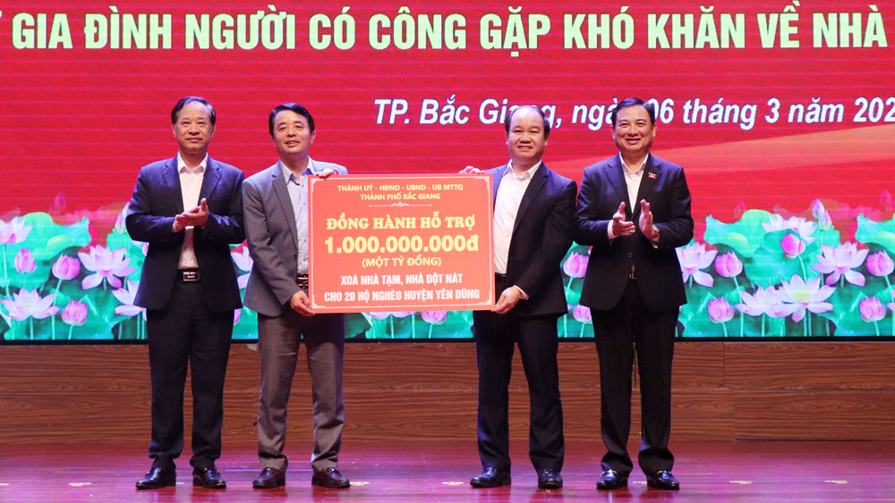 TP Bắc Giang triển khai kế hoạch xóa nhà tạm, nhà dột nát