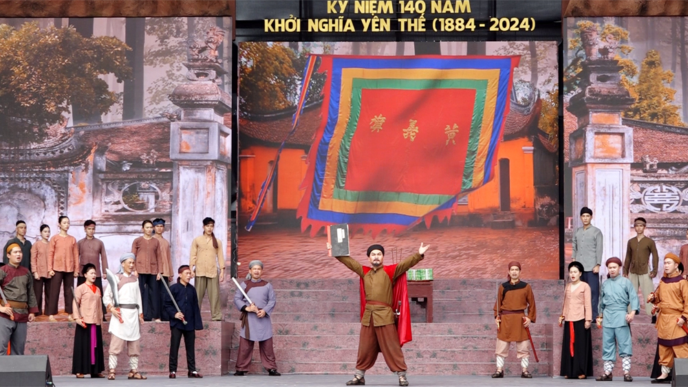 Tái hiện lễ tế cờ của nghĩa quân Yên Thế tại Lễ hội kỷ niệm 140 năm Khởi nghĩa Yên Thế