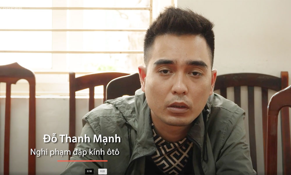 Thanh niên đập kính hàng loạt ôtô trộm tài sản
