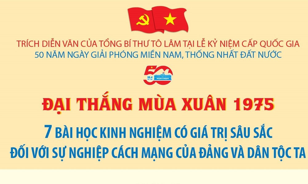 7 bài học kinh nghiệm có giá trị sâu sắc với sự nghiệp cách mạng của Đảng và dân tộc ta