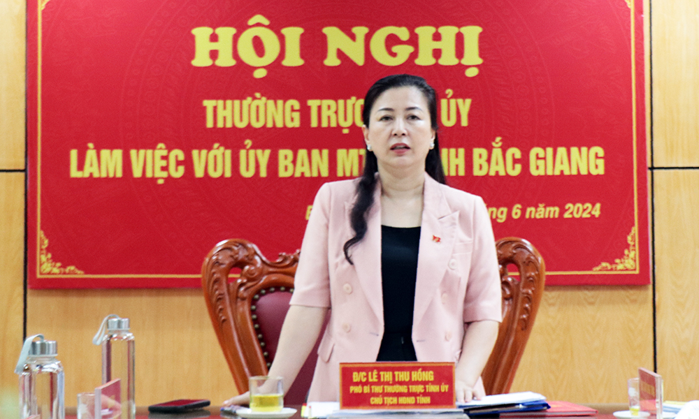 Chuẩn bị tốt các điều kiện tổ chức Đại hội đại biểu MTTQ tỉnh Bắc Giang, nhiệm kỳ 2024-2029