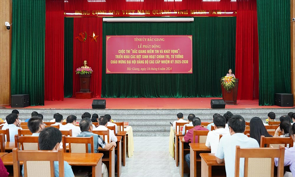 Kế hoạch và Thể lệ Cuộc thi “Bắc Giang niềm tin và khát vọng”