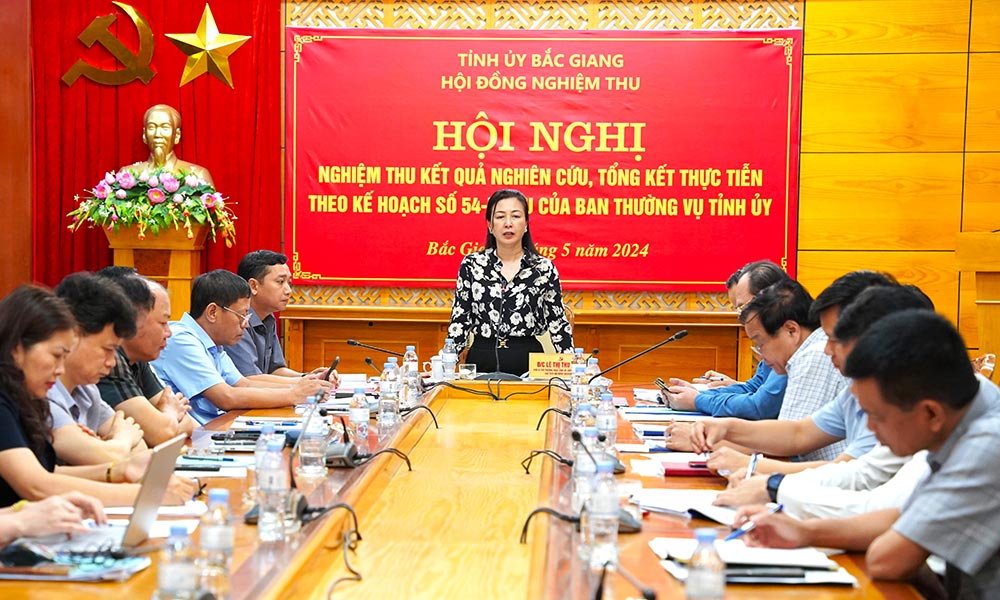 Kết quả công tác nghiên cứu, tổng kết thực tiễn trên một số lĩnh vực theo Kế hoạch số 54- KH/TU của Ban Thường vụ Tỉnh ủy