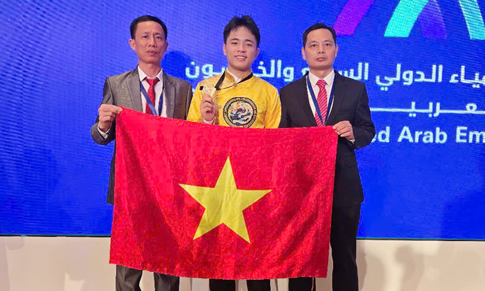  Trường Trung học phổ thông Chuyên Bắc Ninh số 1 năm thứ 3 liên tiếp có học sinh giành Huy chương Vàng Olympic Hóa học quốc tế