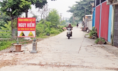  Cần sớm đầu tư mở rộng tuyến đường Tam Đa - Yên Trung