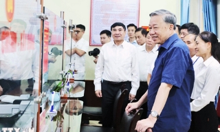 Tổng Bí thư kiểm tra vận hành hệ thống chính trị xã Si Pa Phìn, tỉnh Điện Biên