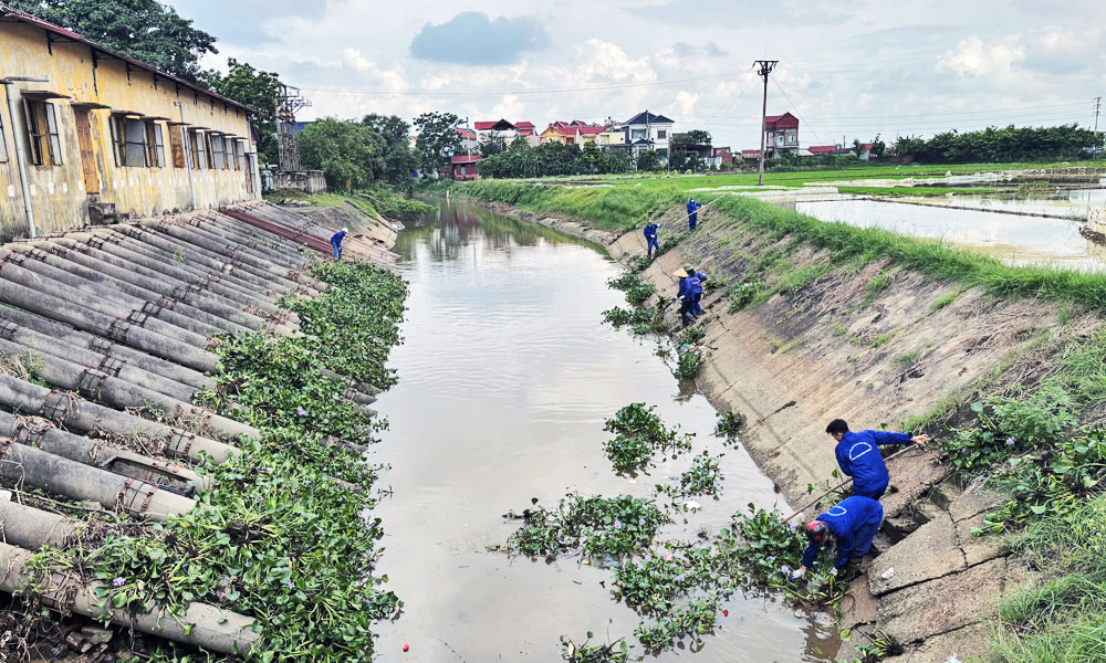  Bắc Ninh: Ra quân khơi thông dòng chảy, phòng, chống ngập úng 