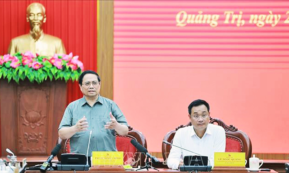  Thủ tướng: Quảng Trị cần 'dám nghĩ, dám làm, dám đột phá vì lợi ích chung'