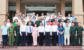  Gặp mặt Hội đồng hương Bắc Ninh - Bắc Giang tại Hà Nội và các tướng lĩnh quân đội, công an