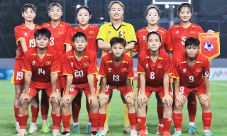 U20 Việt Nam dẫn đầu bảng B vòng loại U20 nữ châu Á 2026