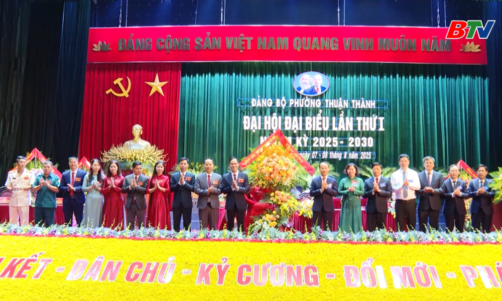  Đại hội đại biểu phường Thuận Thành lần thứ I, nhiệm kỳ 2025-2030