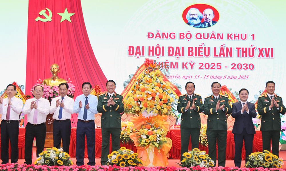  Đại hội Đảng bộ Quân khu 1 xác định 3 đột phá trong nhiệm kỳ 2025-2030 