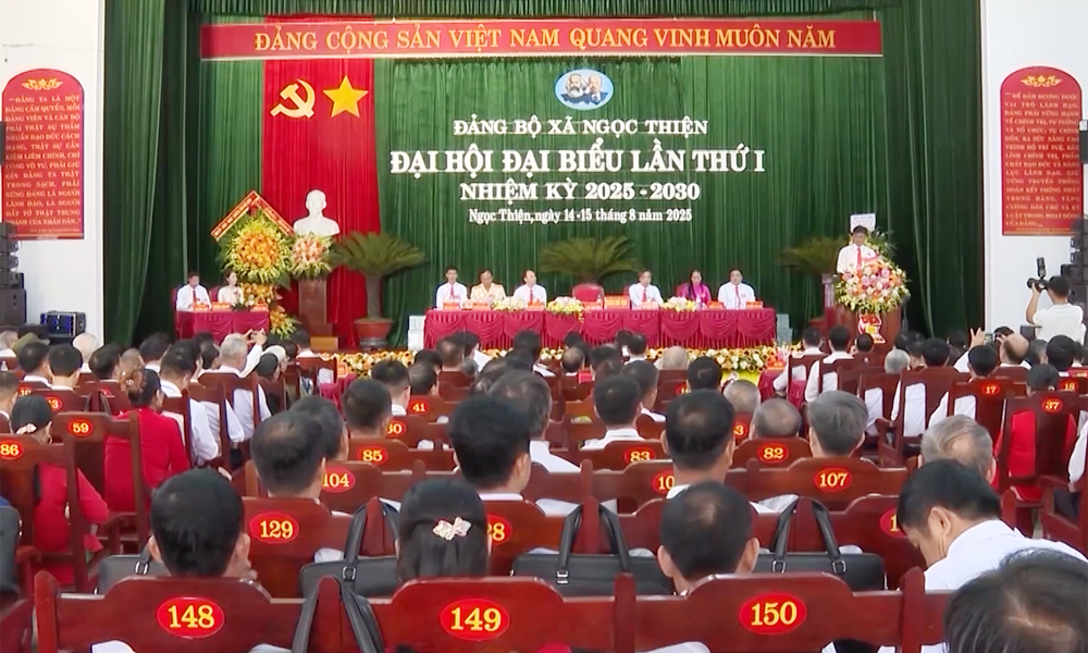  Đại hội đại biểu Đảng bộ xã Ngọc Thiện lần thứ I, nhiệm kỳ 2025 – 2030