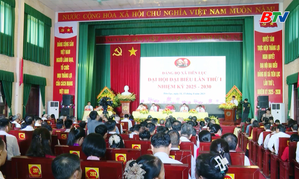  Đại hội đại biểu Đảng bộ xã Tiên Lục lần thứ I, nhiệm kỳ 2025 – 2030