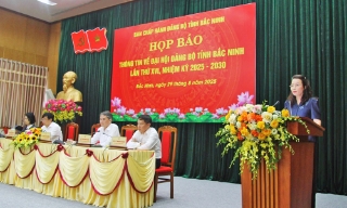  Đại hội đại biểu Đảng bộ tỉnh Bắc Ninh lần thứ XVI, nhiệm kỳ 2025 - 2030 diễn ra ngày 29 và 30/9