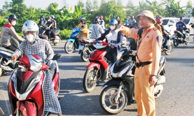  Bắc Ninh: Huy động lực lượng điều tiết giao thông tại Khu công nghiệp Vân Trung, Quang Châu