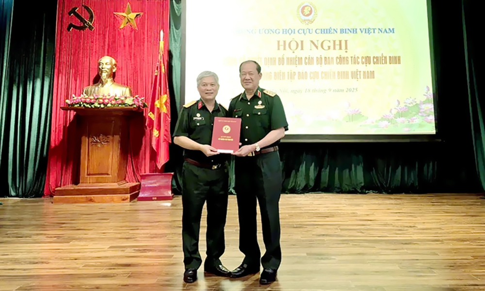  Đại tá Đỗ Phú Thọ được bổ nhiệm làm Tổng biên tập Báo Cựu chiến binh Việt Nam